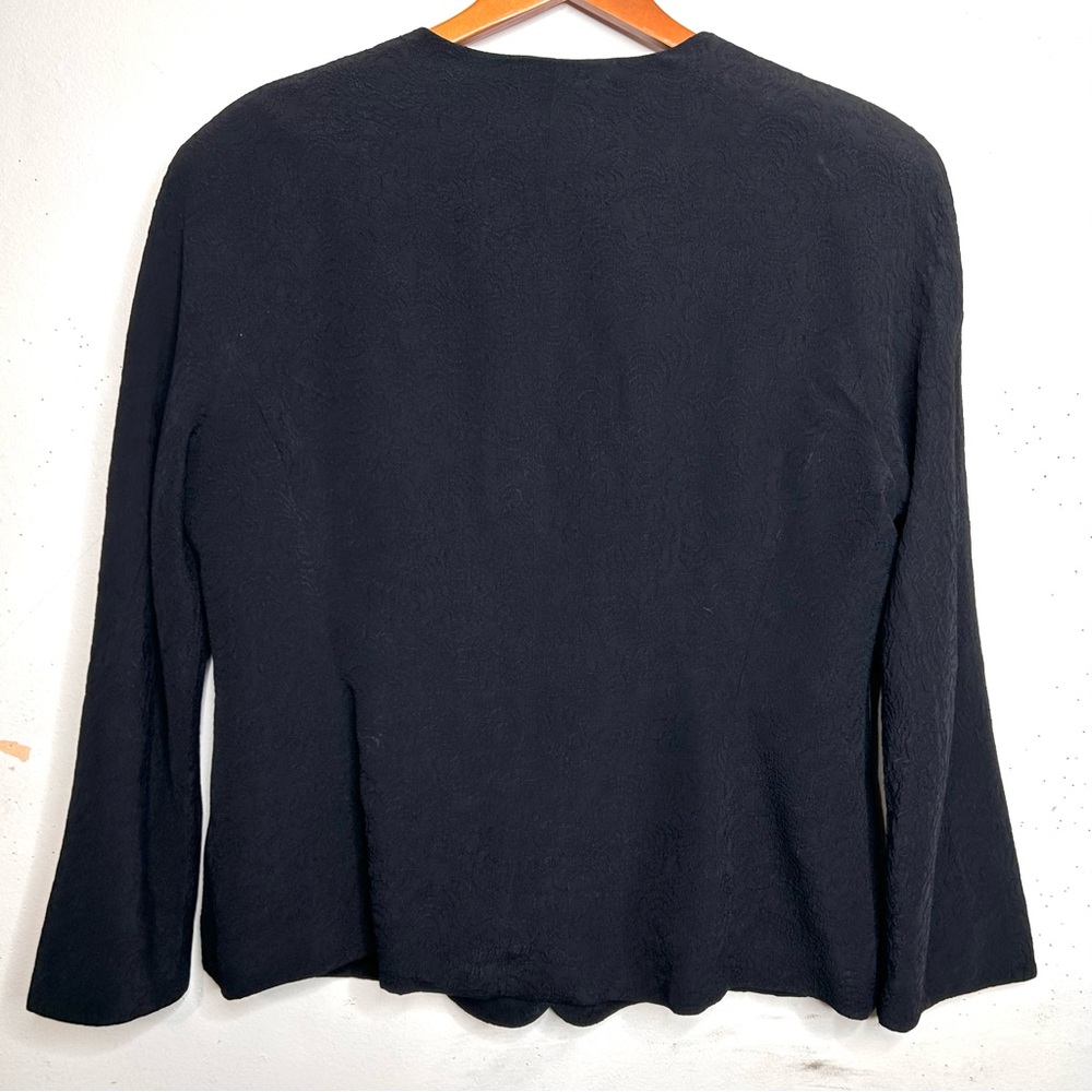Vintage Christian Dior Blazer 3/4 Sleeve Asymmetrical Jacket - Picture 5 of 12